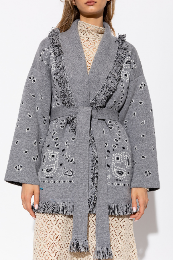 マフラー・ストール ALANUI Embroidered cashmere blend Icon blanket Alanui Embroidered Cashmere Blend Icon Blanket | italist